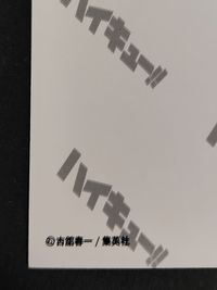 【エラーカード】裏面ダブルプリント ハイキュー カード 田中冴子 烏野高校応援団 原画風 イラストカード 和太鼓 待たせたな！ 名シーン コレクショングッズ ジャンプ サムネイル 3