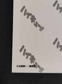 【エラーカード】裏面ダブルプリント ハイキュー カード 清水潔子 烏野高校 マネージャー 原画風 イラストカード 走る ダッシュ 名場面 コレクショングッズ ジャンプ サムネイル 3