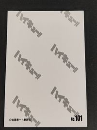 【エラーカード】裏面ダブルプリント ハイキュー カード 烏野高校 勝利 歓喜 集合 原画風 イラストカード 日向翔陽 影山飛雄 月島蛍 山口忠 澤村大地 菅原孝支 東峰旭 西谷夕 田中龍之介 コレクショングッズ サムネイル 2