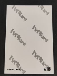 【エラーカード】裏面ダブルプリント 10th クロニクル ハイキュー フォト カード 烏野 日向翔陽 鴎台 星海光来 春高 対決 原作絵 サムネイル 2