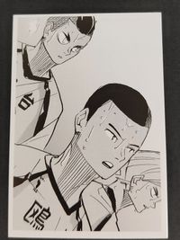 【エラーカード】裏面ダブルプリント 10th クロニクル ハイキュー フォト カード 鴎台高校 昼神幸郎 星海光来 白馬芽生 サムネイル 1