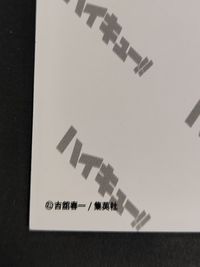 【エラーカード】裏面ダブルプリント 10th クロニクル ハイキュー フォト カード 烏野高校 日向 影山 澤村 菅原 ありがとうございました サムネイル 3