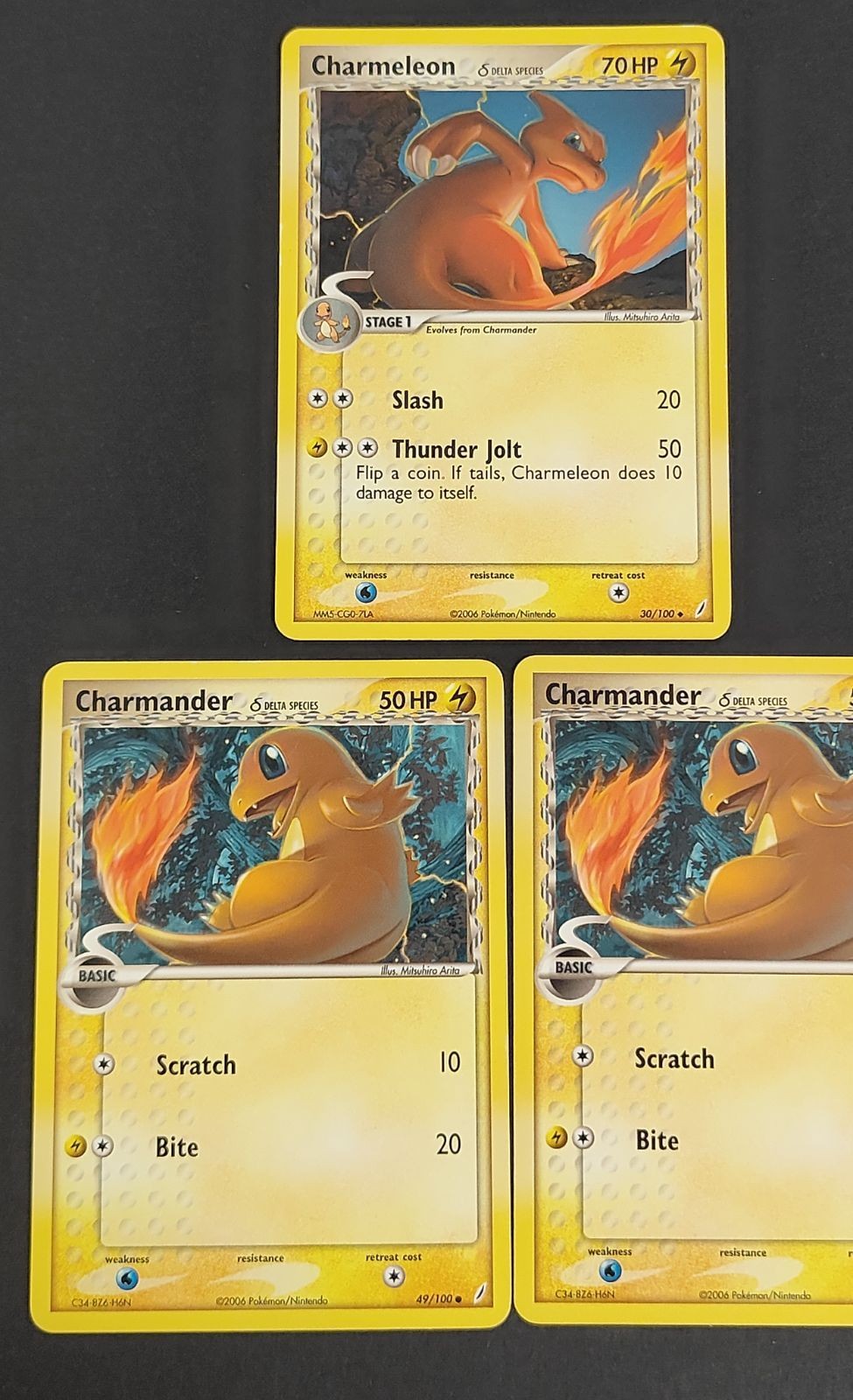 Charmander 2006年版 ポケモンカード 49/100 delta リザード ヒトカゲ まとめ 英語 海外