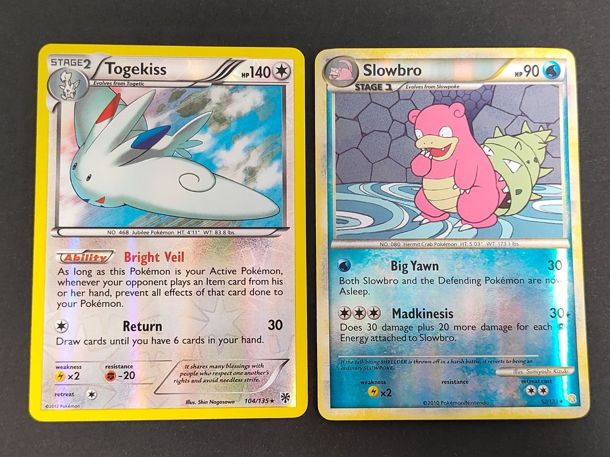 ポケモンカード 英語 海外 リバースホロ ホロ ミラートゲチック 104/135 ヤドラン 52/123