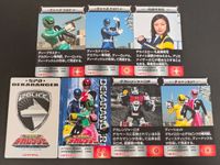 特捜戦隊デカレンジャー デカイエロー 礼紋茉莉花(ジャスミン) 役：木下あゆ美 ほか 武器・ロボ・集合 トップ製菓 カード 7枚セット