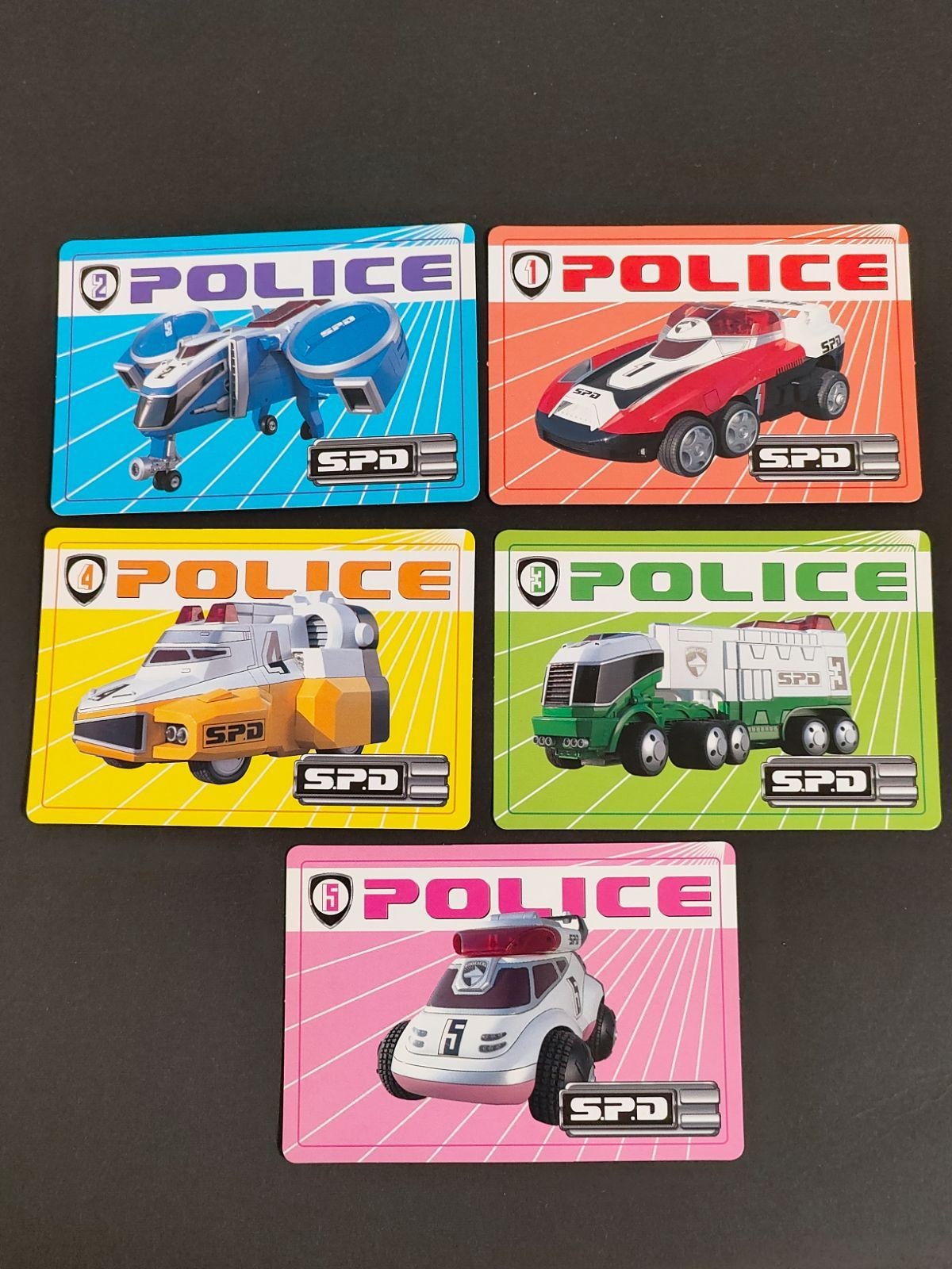 Dekaranger Card 5 Mecha Set PatStrike PatJilar