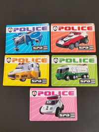 eb333【特捜戦隊デカレンジャー】カード デカマシン 5機セット パトストライカー / パトジャイラー / パトレーラー / パトアーマー / パトシグナー 登場メカ
