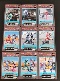 eb333【特捜戦隊デカレンジャー】カード 戦闘アクションシーン複数 デカレッド/赤座伴番(載寧龍二) デカブルー/戸増宝児(林剛史) デカグリーン/江成仙一(伊藤陽佑) デカイエロー/礼紋茉莉花(木下あゆ美) デカピンク/胡堂小梅(菊地美香) サムネイル 2