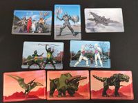 eb334【爆竜戦隊アバレンジャー】エヴォリアン 侵略の園 ガイルトン アノマロガリス バーミア兵 暗黒爆竜 ティラノサウルス トリケラトプス プテラノドン トップ製菓 カードセット