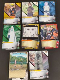 NARUTO ナルト 疾風伝 カードゲーム 8枚まとめ売り（ナルト、シノ 他） サムネイル 1