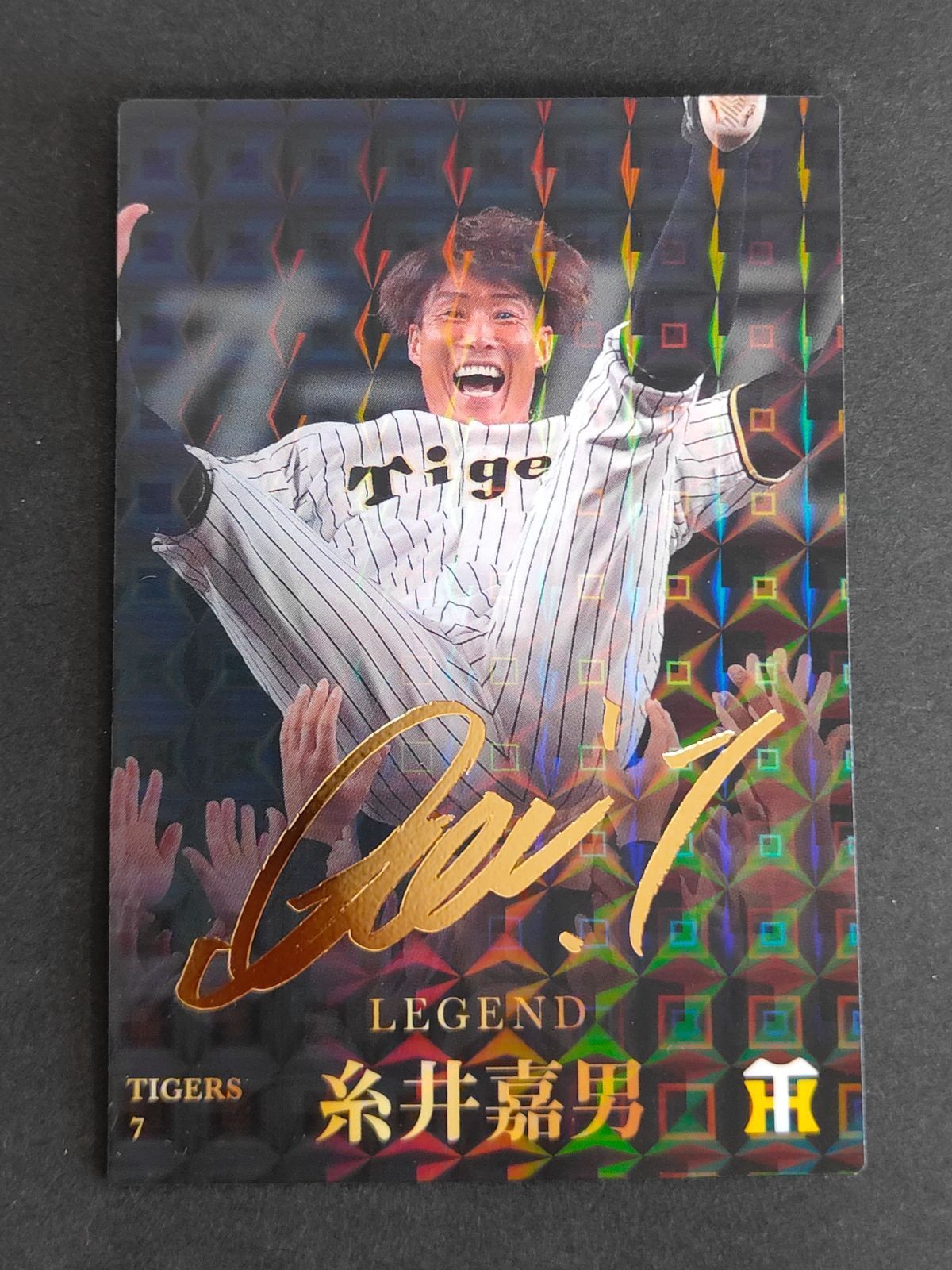 Pro Baseball Chips Card Signed Calbee Japan Sports