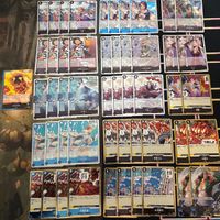 One Piece Card Game Blue Black Sakazuki Navy Deck Built