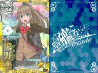 艦これ アーケード まとめ 【絵柄違い】 艦これ アーケード 艦AC 熊野 改二等 6周年 季節帯 8枚まとめ 艦隊これくしょん 美少女 サムネイル 2