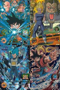 Dragon Ball Heroes CP Goku Vegeta Xeno Goku Card Lot