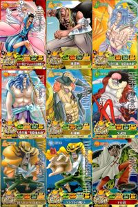 One Piece Berry Match 9 Card Lot Bon Clay Mr.1 Fukaboshi Hody Jones