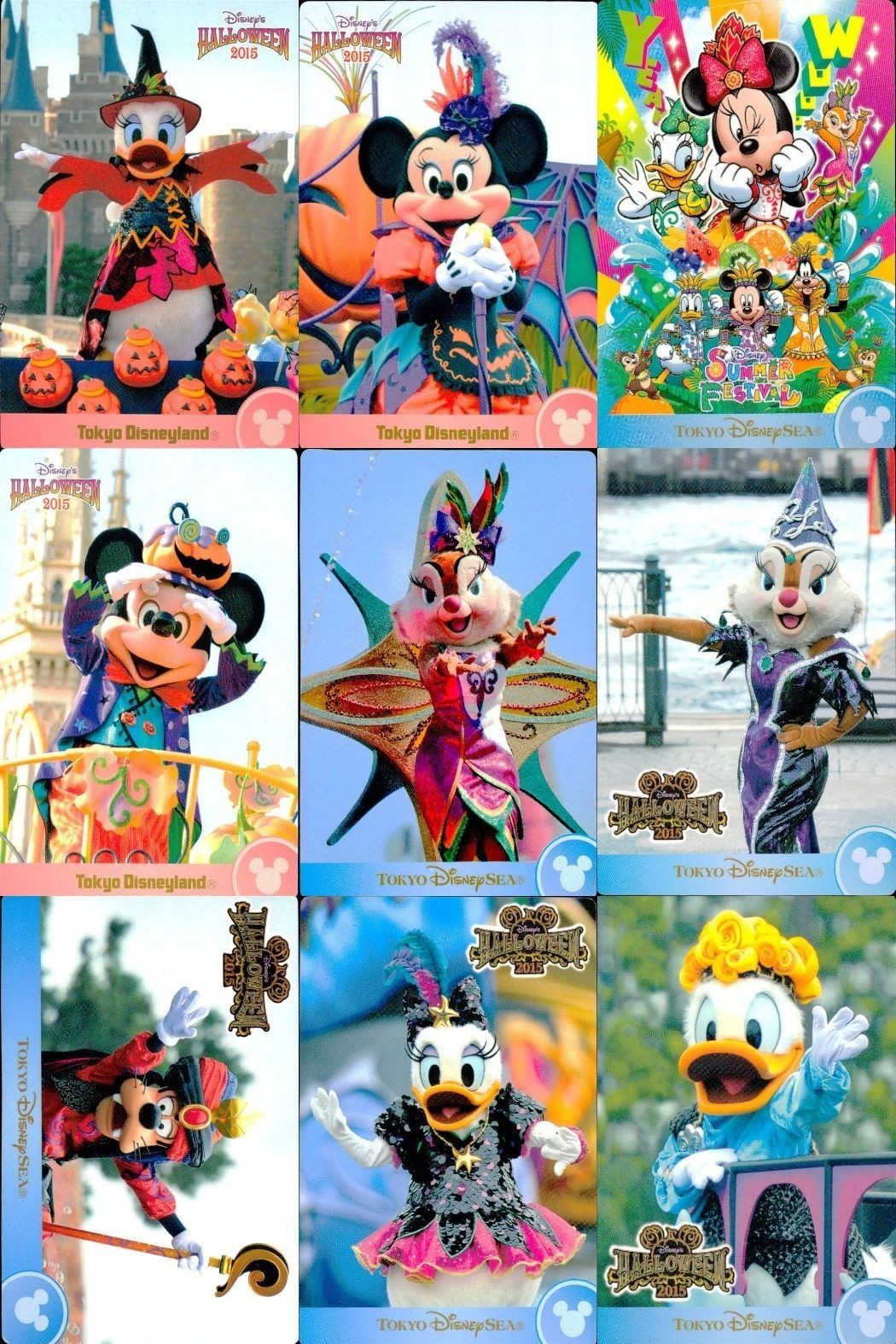 ディズニー コレクション カード まとめ ディズニー コレカ TDR ヴィランズ ハロウィン 9枚セット