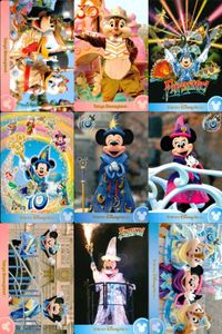 ディズニー コレクション カード まとめ TDR TDS コレカ ディズニー 10周年 30周年 他 9枚 まとめ売り サムネイル 1