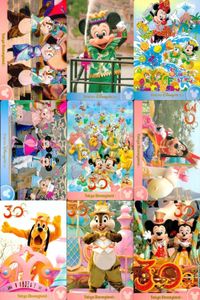 Disney Card Lot TDR Collection 30th Anniversary Japanese サムネイル 1