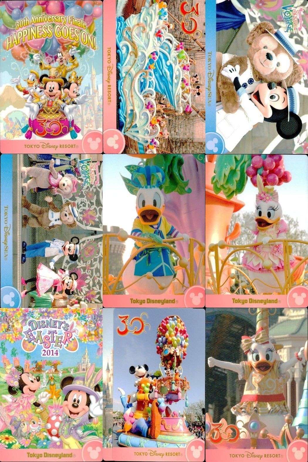 ディズニー コレクション カード まとめ TDR コレカ 30周年フィナーレ 春 イースター 9枚セット