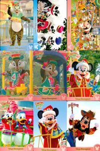 ディズニー コレクション カード まとめ TDR コレカ 30周年 ハロウィン クリスマス2013 9枚セット サムネイル 1