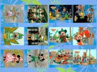 Disney Collection Seal Sticker Lot 2 Pieces Japanese サムネイル 1