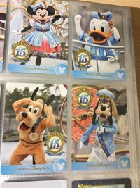 o10-1 TDS15周年 東京ディズニーシー 15周年 ザ イヤー オブ ウィッシュ カード まとめ TokyoDisneySea 15th フォト ミッキーマウス ミニーマウス ドナルドダック デイジーダック プルート グーフィー チッ サムネイル 5
