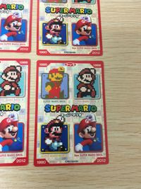 スーパーマリオブラザーズ カード まとめ スーパーマリオブラザーズ 1985 スーパーマリオワールド 1990 キラー マリオ ヨッシー ハンマーブロス パックンフラワー 4枚 不明 食玩 ウエハース サムネイル 7