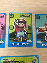 スーマリ スーパーマリオワールド カード まとめ キャラクター ファイアマリオ スーパーマリオ マントマリオ カメック 4枚 不明 食玩 ウエハース サムネイル 4