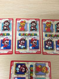スーマリ スーパーマリオワールド カード まとめ キャラクター ファイアマリオ スーパーマリオ マントマリオ カメック 4枚 不明 食玩 ウエハース サムネイル 8
