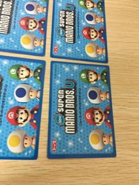 New Super Mario Bros U Card Lot Nintendo サムネイル 7