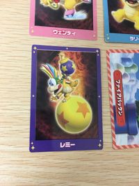 ニュースーパー マリオブラザーズU カード まとめ キャラクター ウェンディ ラリー レミー ファイアパックン 4枚 トップ 食玩 ウエハース サムネイル 3
