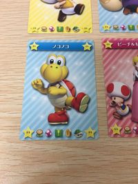 Mario U New Super Card Lot Toad Koopa Peach 4 Cards サムネイル 3