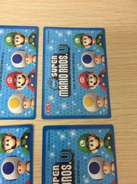 New Super Mario Bros U Card Lot Mario Yoshi Wafers サムネイル 9