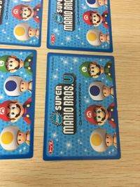 New Super Mario Bros U Card Lot Wafer Bandai サムネイル 7