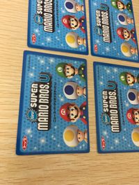 NSMBU ニュースーパーマリオブラザーズU カード まとめ キャラクター スーパードングリ フウセンちびヨッシー ルイージ パタパタ ムササビマリオ 4枚 任天堂 食玩 サムネイル 7