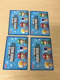 NSMBU ニュースーパーマリオブラザーズU カード まとめ キャラクター スーパードングリ フウセンちびヨッシー ルイージ パタパタ ムササビマリオ 4枚 任天堂 食玩 サムネイル 6
