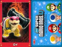 マリオU New スーパーマリオブラザーズU カード まとめ イギー フウセンちびヨッシー ピーチ キノピオ ルドウィッグ ロイ モートン ウェンディ レミー ムササビきいろキノピオ 9枚 任天堂 食玩 サムネイル 7