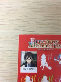 K-ON Precious Memories Card MOVIC PM K-ON1 サムネイル 2