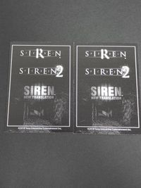 SIREN サイレン2 カード NT New Translation まとめ 前田知子 八尾比沙子 サムネイル 2