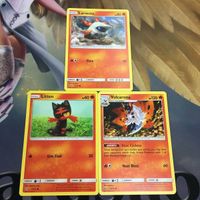 ポケモンカード 旧裏面 英語 海外版 3枚 ニャビー ウルガモス メラルバ 36