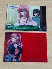 機動戦士ガンダムSEED DESTINY キャラ単 カード No.128 クリアカード 赤 レッド
