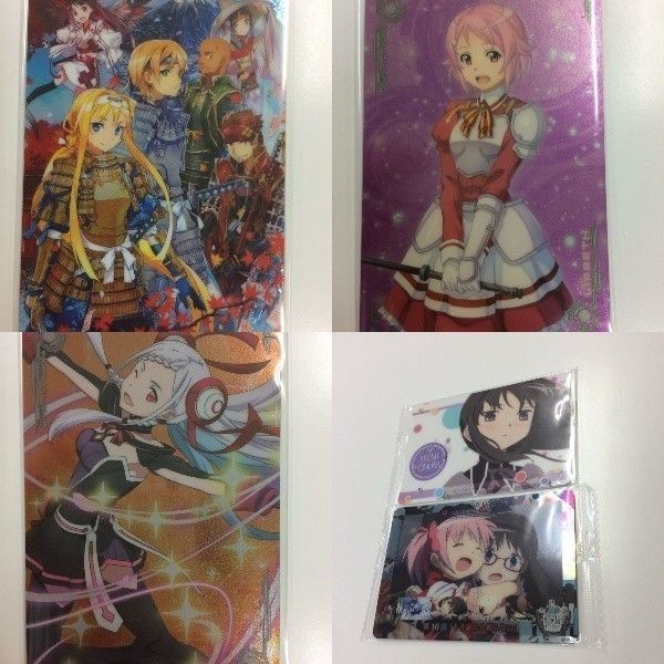 ウエハース カード 未開封 ソードアート・オンライン まどか☆マギカ ユージオ リズベット ユナ まどマギ クライン 暁美