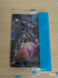 ガンダムoo ダブルオー 00 ダブルオーガンダム 未開封 森永 クリアカード カード ウエハース ガンダムエクシア ガンダムキュリオス ガンダムデュナメス サムネイル 4