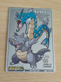 Pokemon Battle Card e Gyarados Rhyhorn 010/012 FireRed LeafGreen