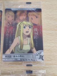 鋼の錬金術師 カード ウエハース ３Ｄ エドワード・エルリック アルフォンス エルリック 森永 ウィンリィ サムネイル 4