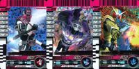 バトル ガンバライド カード まとめ 仮面ライダーディケイド 仮面ライダーリュウガ 仮面ライダーW ルナトリガー SR スーパーレア ★4 キラ