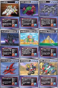 o21 スクランブルギャザー SRW スーパーロボット大戦 カード まとめ アルビオン セント・マグマ ガンドール ムゲ帝王の城 南原コネクション グラドスタワー カイザーパイルダー グレンダイザー ドリルスペイザー サムネイル 1