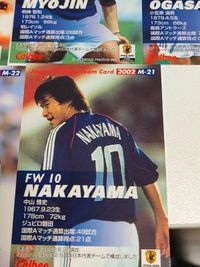 カード 黄金世代 2002 カルビー 日本代表 サッカー カード パルマ 中田英寿 中山 小笠原 宮本 マツダ 秋田 楢崎 川口能活 サムネイル 12