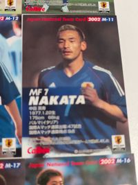 カード 黄金世代 2002 カルビー 日本代表 サッカー カード パルマ 中田英寿 中山 小笠原 宮本 マツダ 秋田 楢崎 川口能活 サムネイル 10