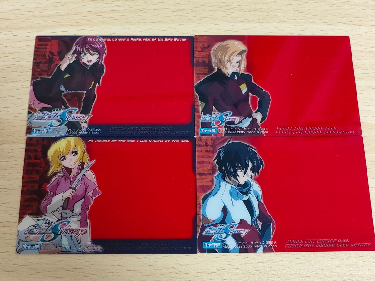 Mobile Suit Gundam SEED DESTINY Character Card Cagalli Lacus Lna Shinn Asuka